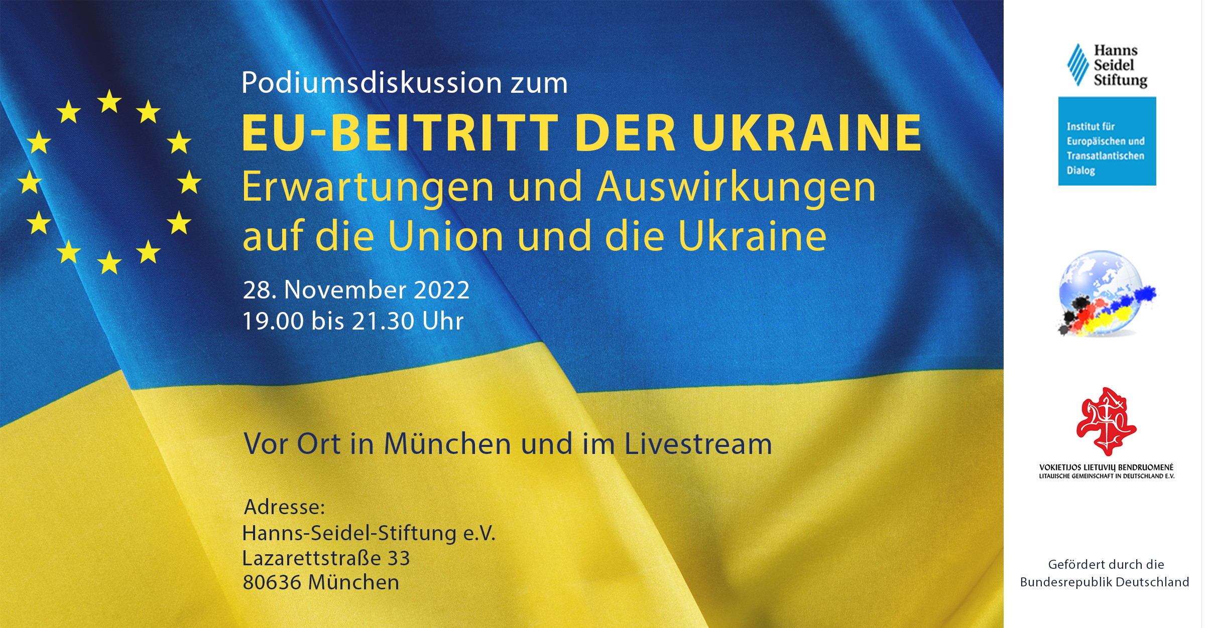 Veranstaltung: EU Beitritt des Ukraine