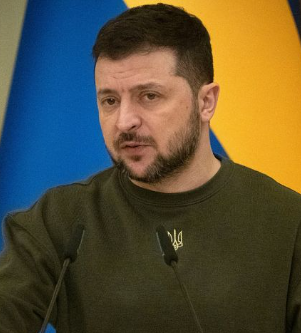 Der ukrainische Präsident Wolodymyr Selenskyj auf der Münchener Sicherheitskonferenz 2023
