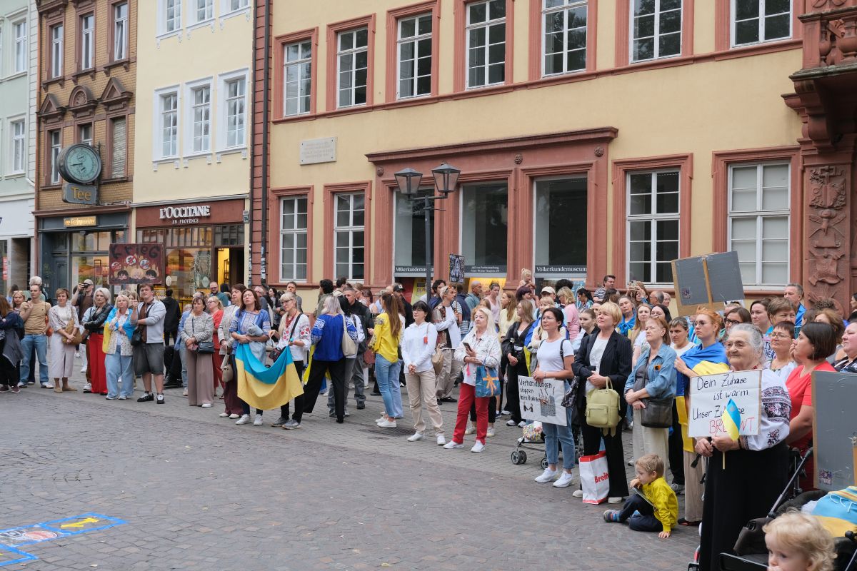 "Unabhängigkeit ist unser Recht": Heidelberg feiert mit der Ukraine