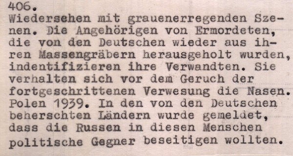 Bericht des deutschen Korrespondenten Huber