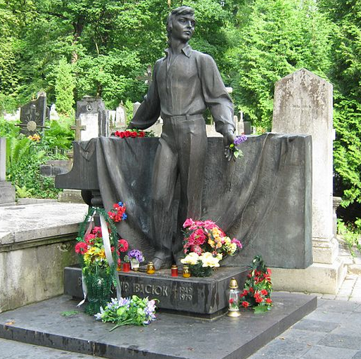 Iwasjuks Grabstätt auf dem Lytschakiw-Friedhof in Lwiw