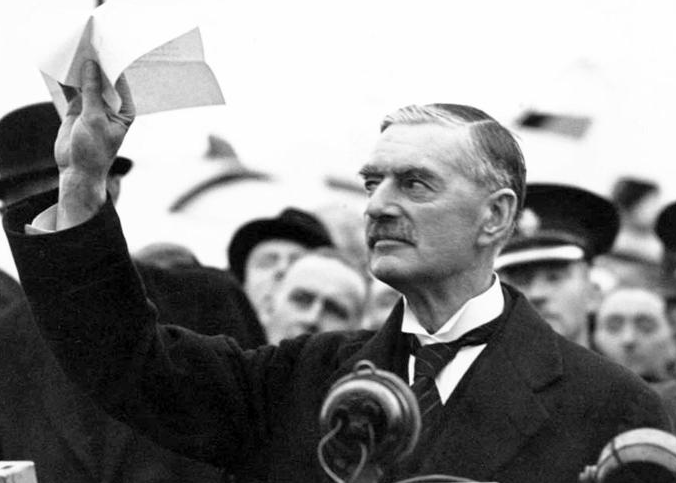 Neville Chamberlain 1938: Frieden für unsere Zeit